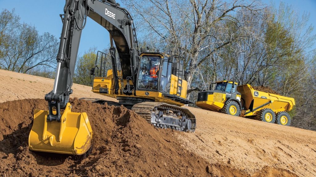 john deere 590 excavator