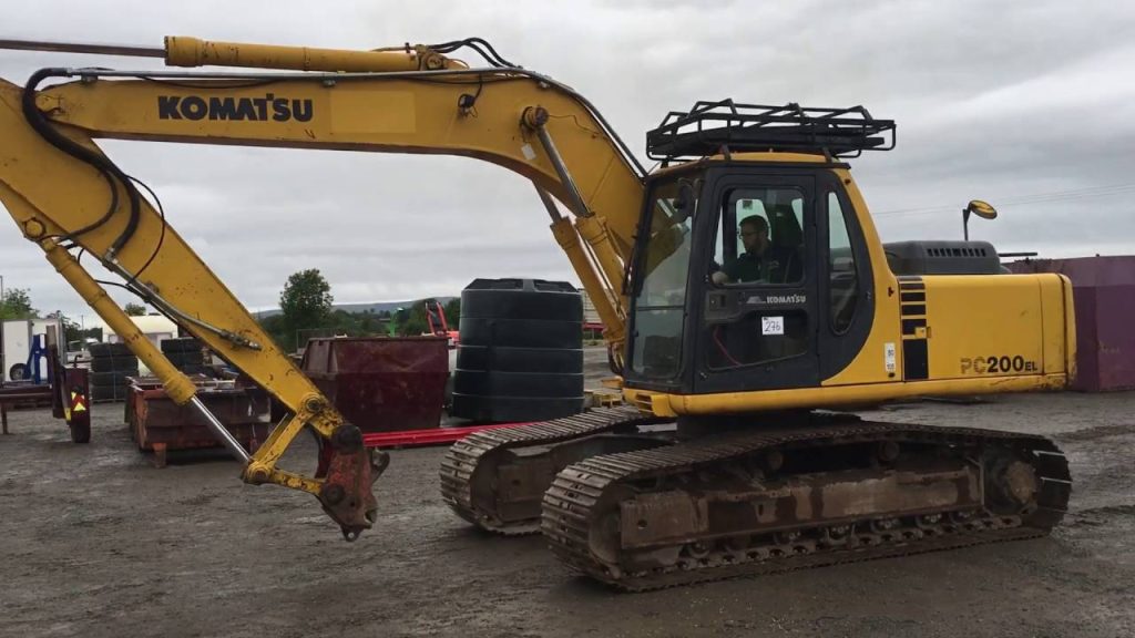 komatsu 20 ton excavator