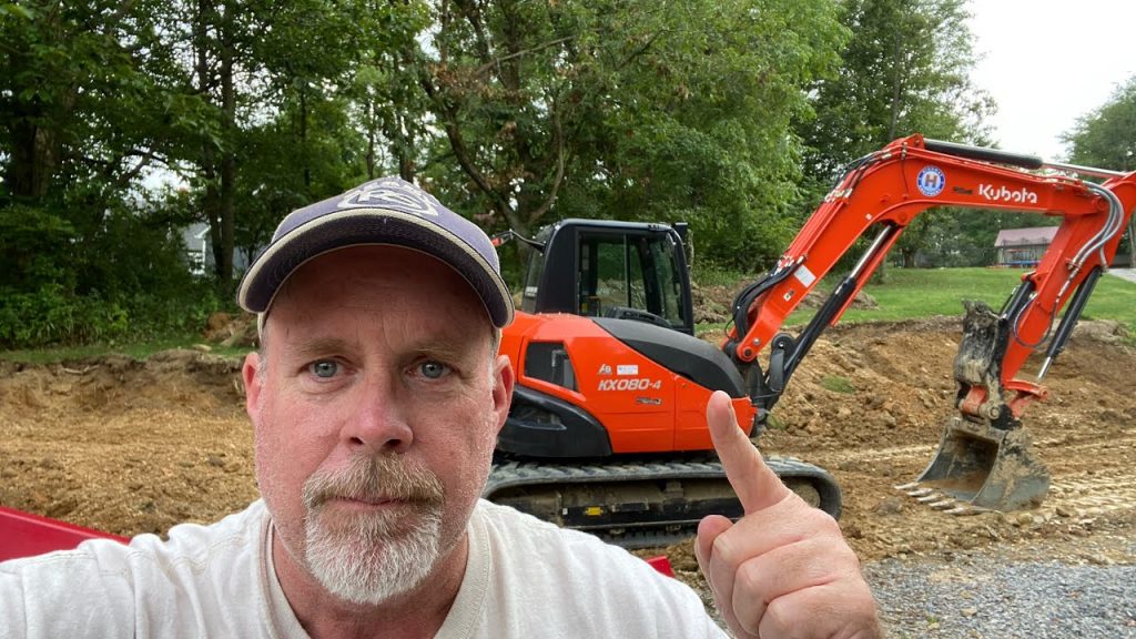 thumb control on a kubota excavator