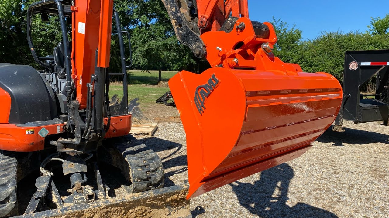 kubota mini excavator buckets